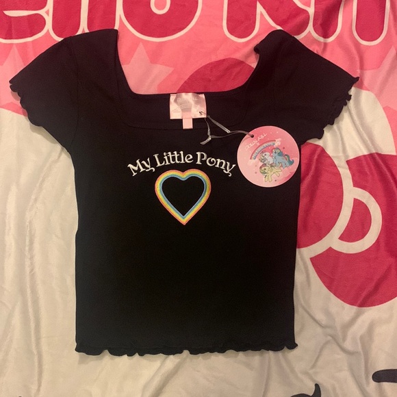 Dolls Kill Tops - My little pony x Dolls kill crop top